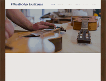 Tablet Screenshot of muskokaguitars.com